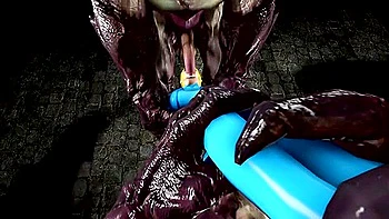 Samus Monster Threesome 2 videos