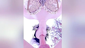 2b Hot Blowjob In Cold Nature Close Angle videos