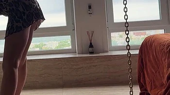 Skinny Russian Cleaning Lady In Short Dress Foot Fetish POV Worship videos