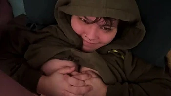 Funny Blowjob Surprise Facial Cumshot - Real Amateur Couple Homemade Lazy Bed Fun videos