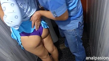 Hot Latina MILF Ali Precio Gets Anal Creampie From Friend in Bathroom videos