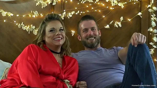 Busty blonde BBW gets intimate with her boyfriend videos