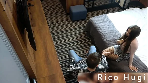 Guy after the first date offers a hot brunette to have sex with him, and shoot it on video videos