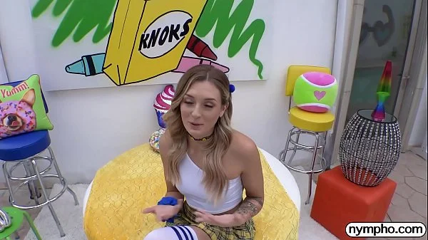 NYMPHO Filling hot blonde Charlotte Sins up with cum videos
