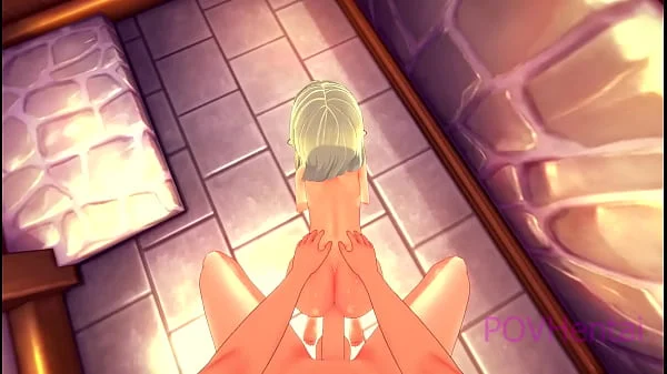 (Trap) Elf maid helps you wash videos