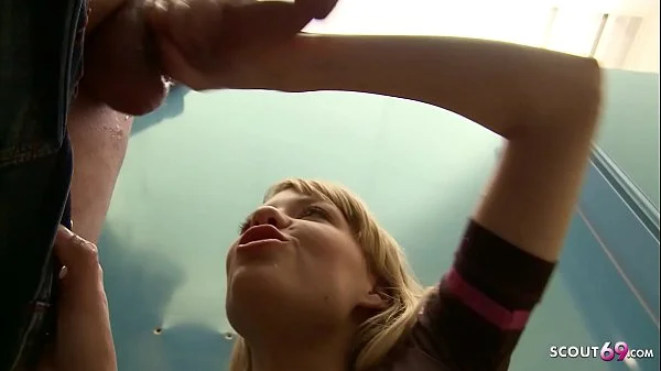 Tiny Teen Nicole Public Sex on Toilet with Big Cock Stranger videos