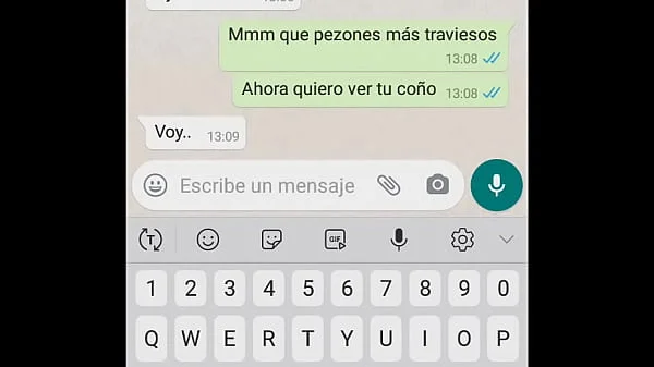 My unfaithful sister-in-law's whore gives me everything on WhatsApp videos