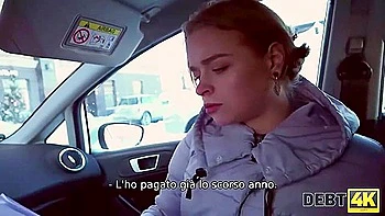 Hottie Calibri Blows Agent In His Car - Calibri Angel videos