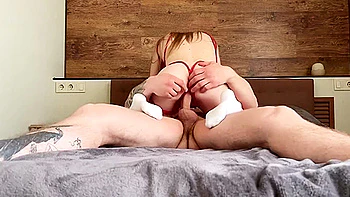 Cute Blonde Cums On My Penis At Home videos