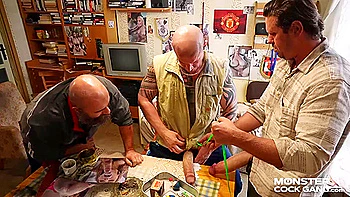 MONSTER COCK GANG: He Shared Girlfriend with Cousins (E04) videos