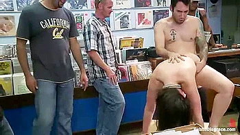 Pro Domme Submits For The First Time In Public! videos