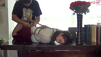 Two Girls Tied One After Other videos