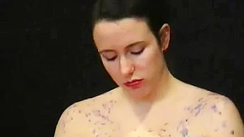 Making A Christmas Tree Out Of My Slave With Needle-stuck Candles videos