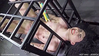 Hot Wax Of Various Colors Going To The Most Tender Of Places videos