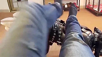 Breath Control Of Female Pet In Cage videos