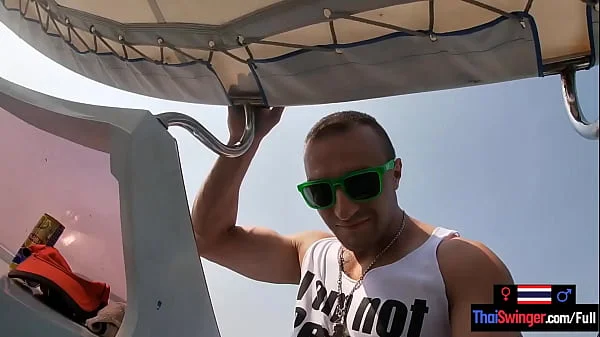 Rented a boat for a day and had sex on it with his Asian teen girlfriend videos