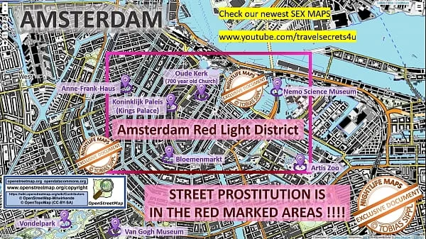 Amsterdam, Netherlands, Sex Map, Street Map, Massage Parlours, Brothels, Whores, Callgirls, Bordell, Freelancer, Streetworker, Prostitutes videos