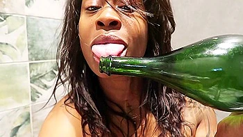 Pretty Slut Goons On Public Bathroom Floor Draining All Her Squirt By Midnight On New Years Eve Pt 2 videos