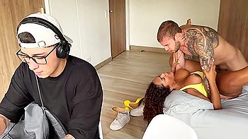 Colombian Milf Stepmother Fucks The Dick Of Her Stepsons Best Friend, Interracial With Cuckhold - Carla Morelli videos