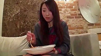 He fucks her from behind, exposing half of her breasts, and then cums on her face. videos