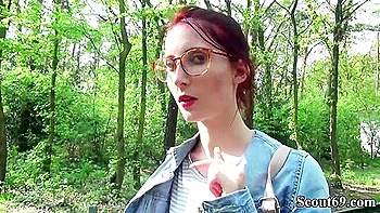 College Redhead Teen 18+ Lia In Public Casting videos