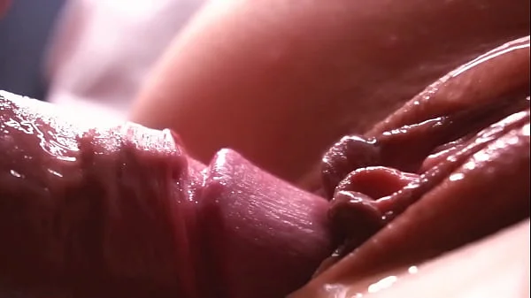 SLOW MOTION. Extremely close-up. Sperm dripping down the pussy videos