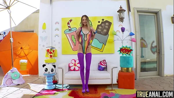 TRUE ANAL Kyler Quinn has her tight ass gaped videos