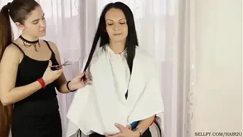 Girl has her hair cut as punishment for using her sister's hairbrush videos