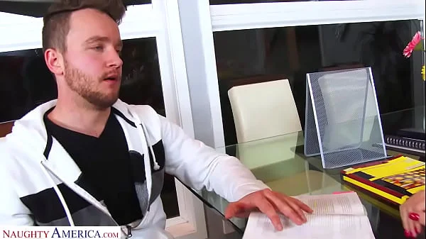 Naughty America - Ariella Ferrera gets her pussy filled by her student videos