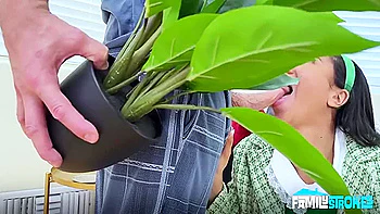 We Might Get Caught? That Only Makes My Stepdaddys Dick Taste Better - Ameena Green videos