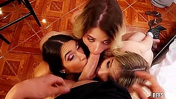 Three Fans, One Cock videos