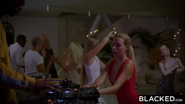 BLACKED Hot French girl gets DPed by two huge BBCs at party videos