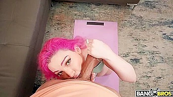 Lily Lou Notices Lawson Looking At Her Bazookas, So This Babe Begins Sucking His Hard Knob videos