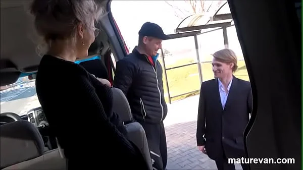 Hot granny wants young cock at MatureVan videos