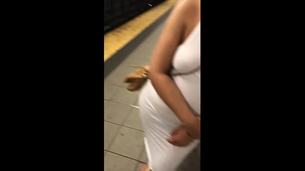 Wife in see through white dress walking around for everyone to see videos