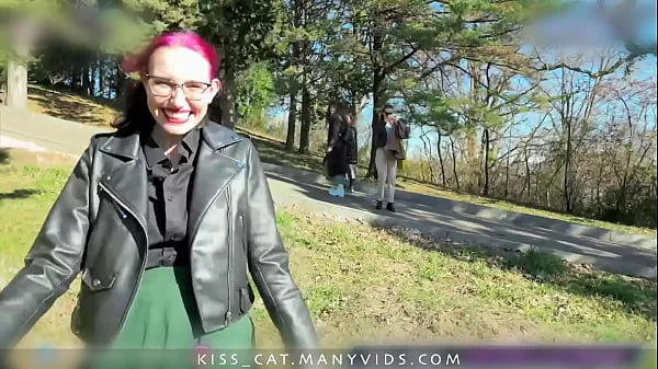 Fuck me in Park for Cumwalk - Public Agent Pickup Russian Student to Real Outdoor Sex / Kiss Cat videos