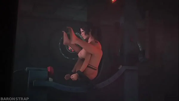 Lara Croft in the Orgasm Machine videos
