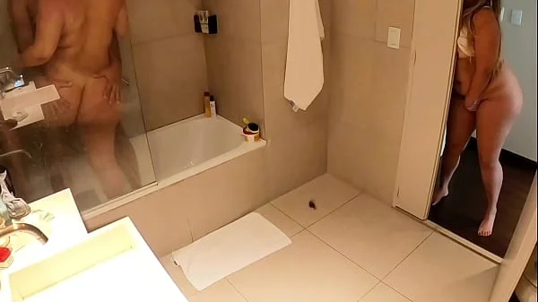 Spying On My Bestie And Her Boyfriend In The Shower videos