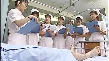 Fabulous Japanese girl Kaho Kasumi, Sasa Handa, Meguru Kosaka in Horny Nurse, Handjobs JAV video videos