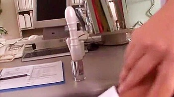 Crazy Japanese chick Reira Amane in Incredible Secretary, Masturbation JAV clip videos