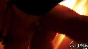 Garter-wearing Whore Choked And Fucked Deep videos