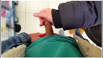 Risky Public Handjob In The Supermarket :ppp Day 4 Of 10 Day Cumchallenge videos