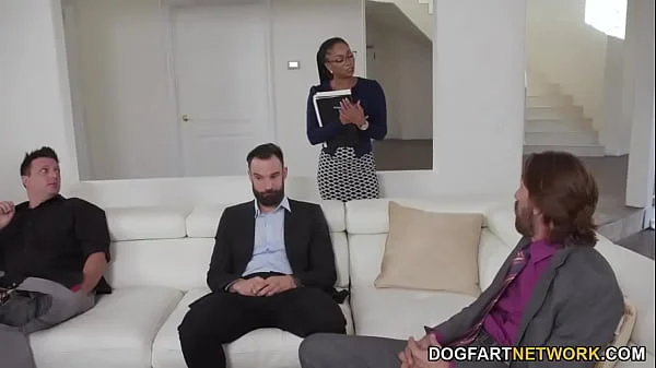 Ebony Cali Caliente's Training Turns To Gangbang videos