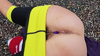 Beach Yoga With Watch Into Gaping Pussy # Hot Wife On Cold Beach videos