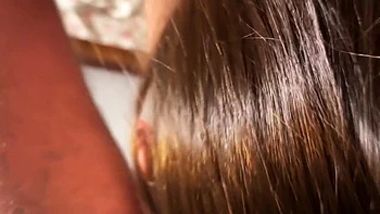 Ex Loves Ball Licking Very Drooling Bj, Fucked Her Standing , Cum On Her Pussy videos