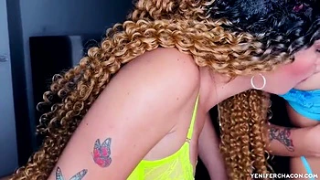 What Will 2 Lesbians Do With A Cock - Yenifer Chacon videos