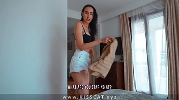 Day 4 - Stepmom Share Bed In Hotel Room With Stepson - Surprise Fuck Creampie For Stepmother! videos