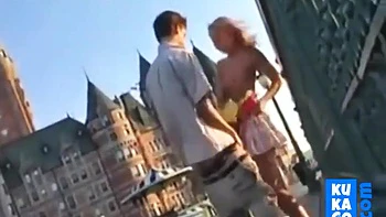 A Beautiful Blonde Girl Fucks Outdoor videos