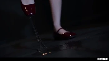 Monster Fucked - Cute Nerdy Girl Gets Her Pussy Wrecked By Toilet Monster With Hentai Anime And Leana Lovings videos