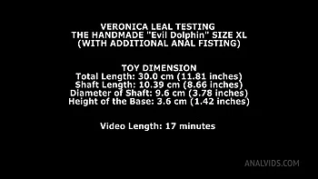 Nicol Black & Veronica Leal Testing The Handmade Dolphin Size videos